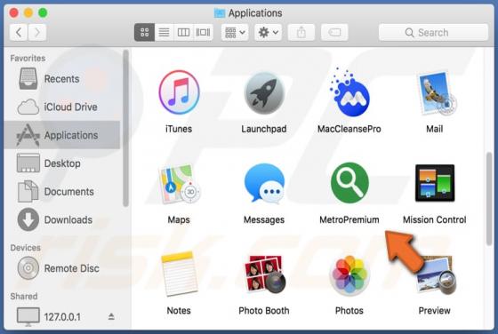 MetroPremium Adware (Mac)