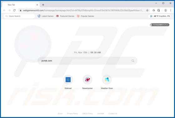 Web Gamer World Browserentführer