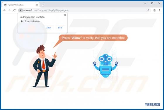 Rednews7.com Werbung