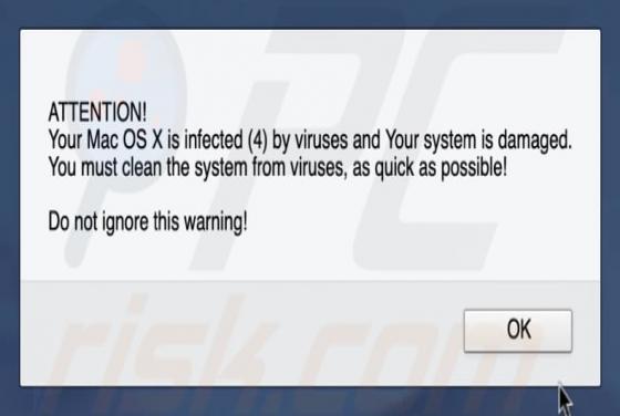 Mac OS X Is Infected (4) By Viruses POP-UP Betrug (Mac)