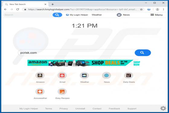 My Login Helper Browserentführer