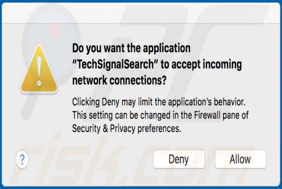 TechSignalSearch Malware (Mac)