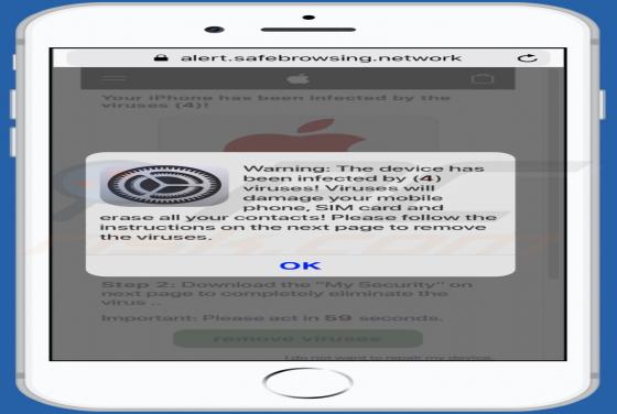 Safebrowsing.network POP-UP Betrug (Mac)