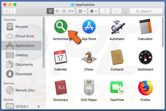 ActionHow Adware (Mac)