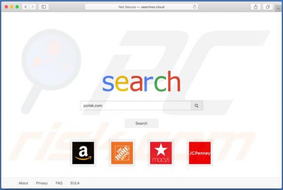 Searches.cloud Weiterleitung (Mac)