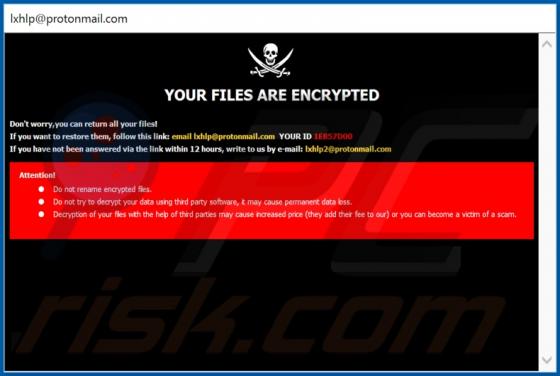Lxhlp Ransomware