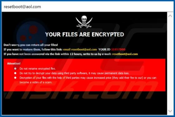 .BOOT Ransomware
